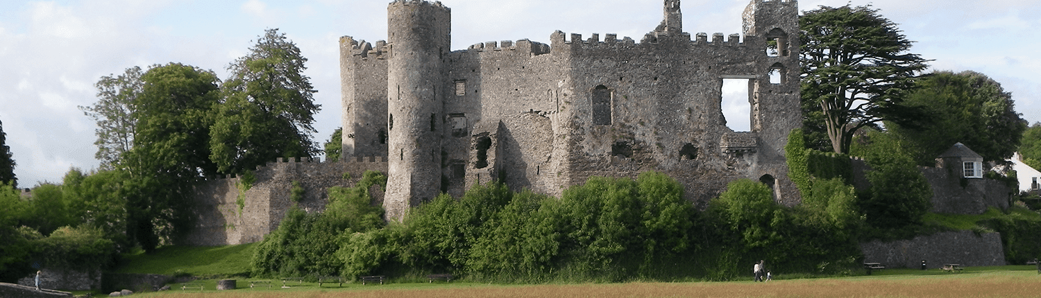 Laugharne Castle building