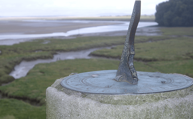 Laugharne Sun Dial monument