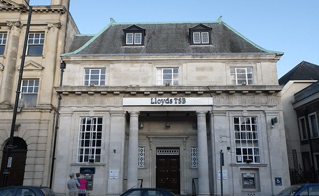 Lloyds TSB building in Neath