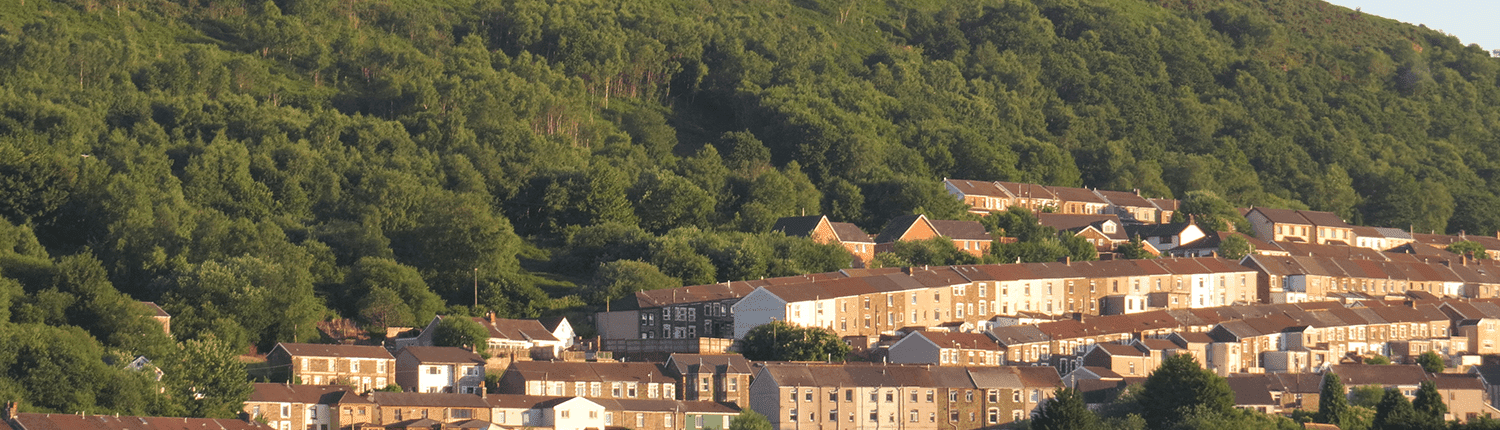 Residential buildings in Pontypridd