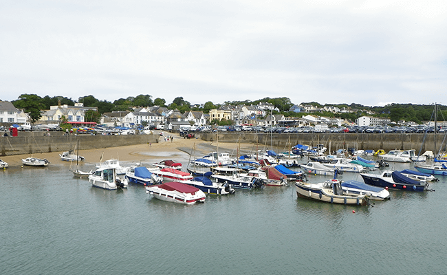 Saundersfoot residential property overlooking the harbour