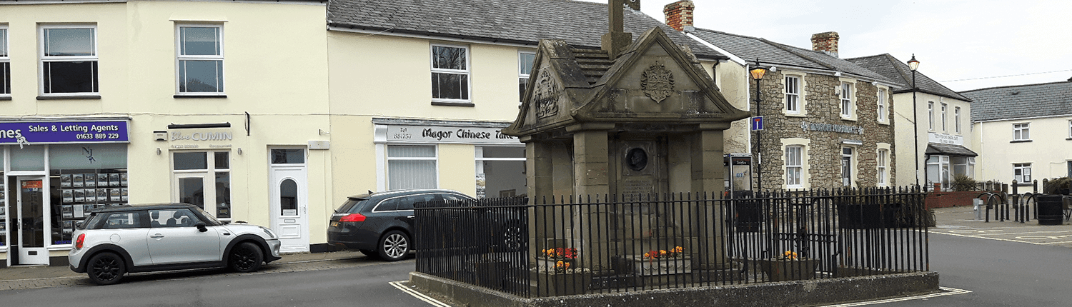 War memorial building in Magor