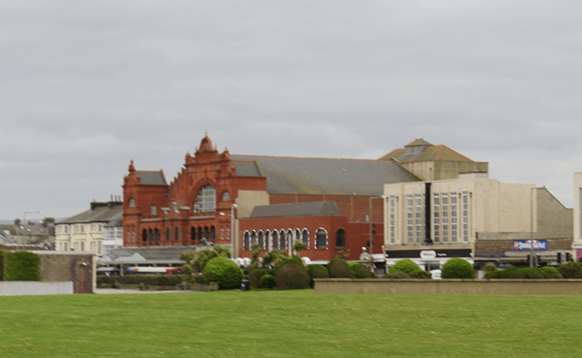 The Winter Gardens building in Morecambe