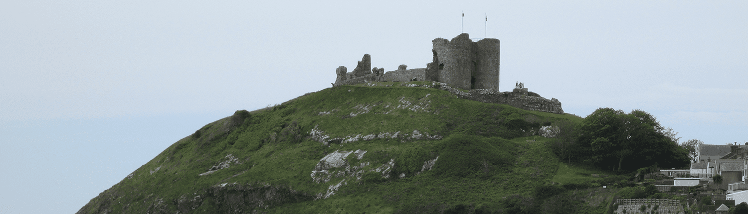 Criccieth Castle historic building