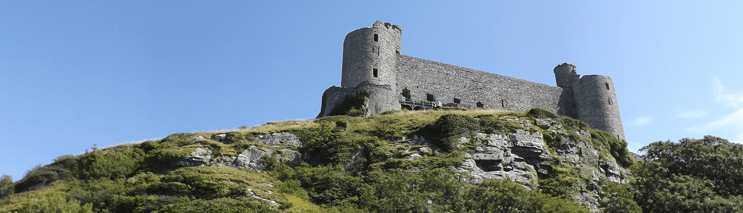 Harlech Castle historic building