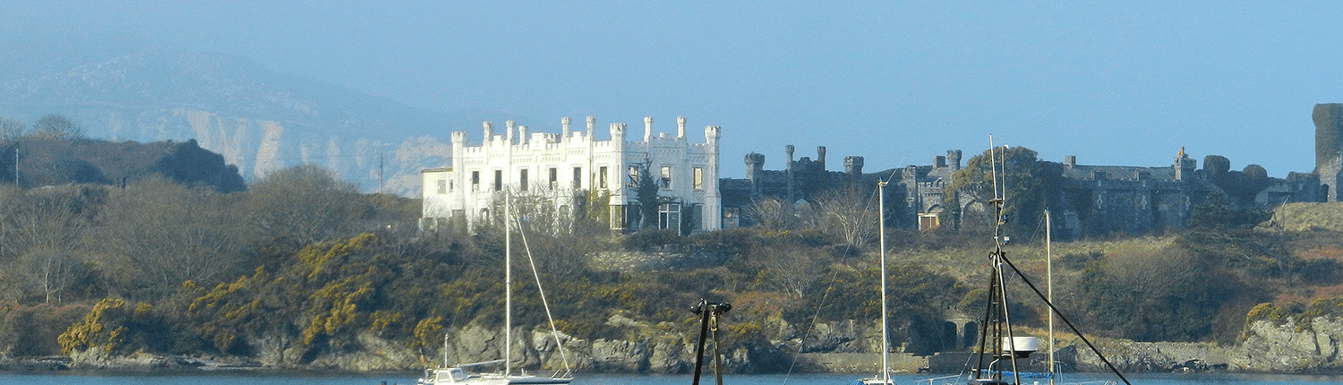 View of historic building Holyhead Castle