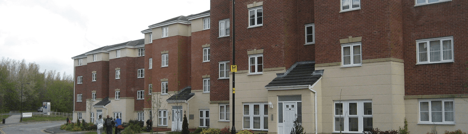 Leigh apartment buildings in Greater Manchester