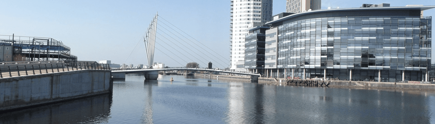 Buildings on the Quay in Salford