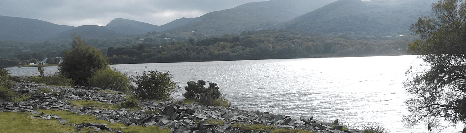 view of snowdonia