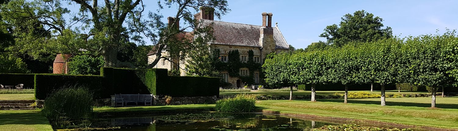 Burwash Batemans garden and pond