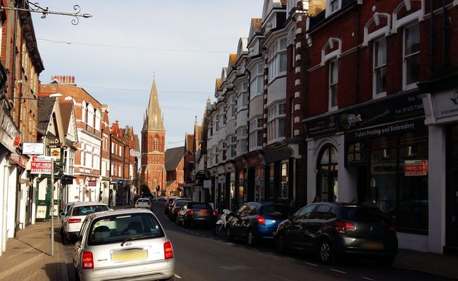 View of South Street and St Saviour's Church