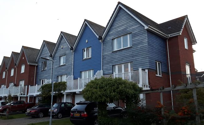 Terraced properties in Newhaven