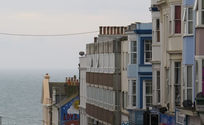 Buildings on London Road, St Leonards