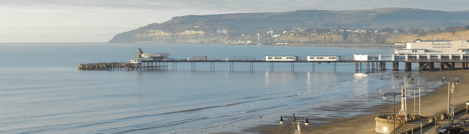 Sandown Pier in the Isle of Wight