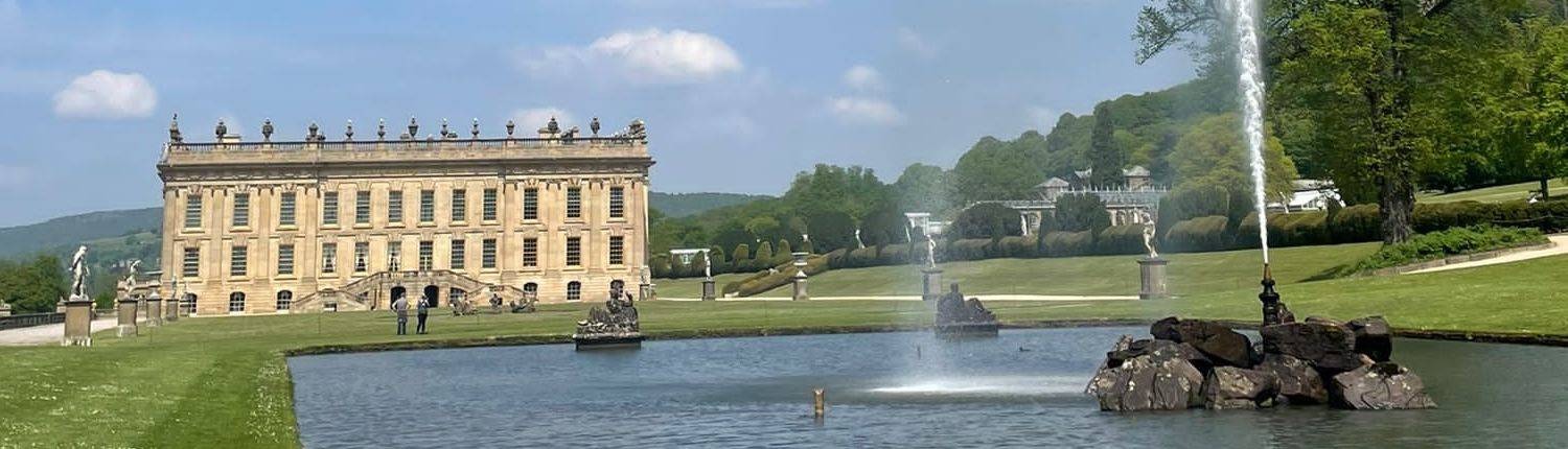 Chatsworth House historic building, Bakewell