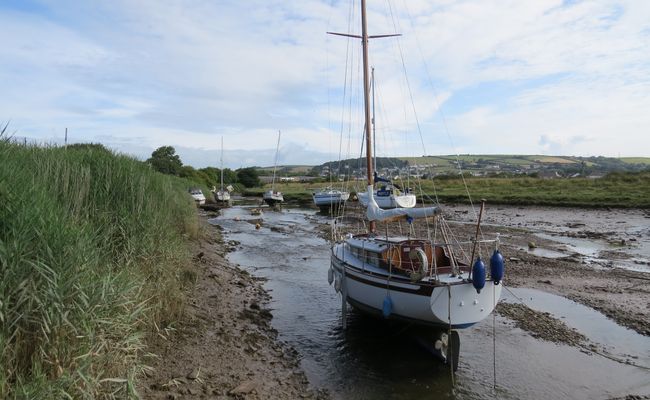 A Single-masted Boat in Braunton