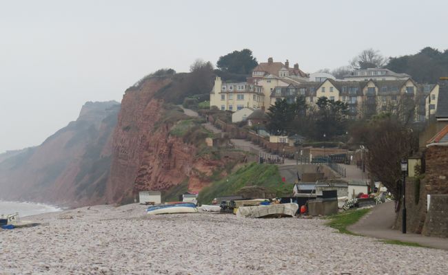 Budleigh Salterton cliffs