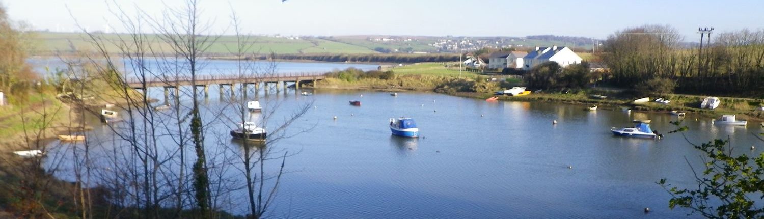 Bridge and river in Fremington