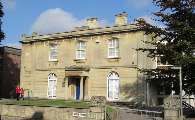 A Georgian building on Bath Road.