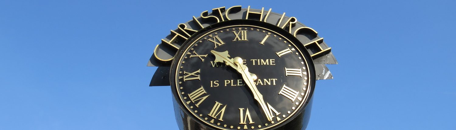 Ceremonial Clock in Christchurch
