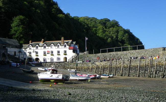 A view of Clovelly Harbour