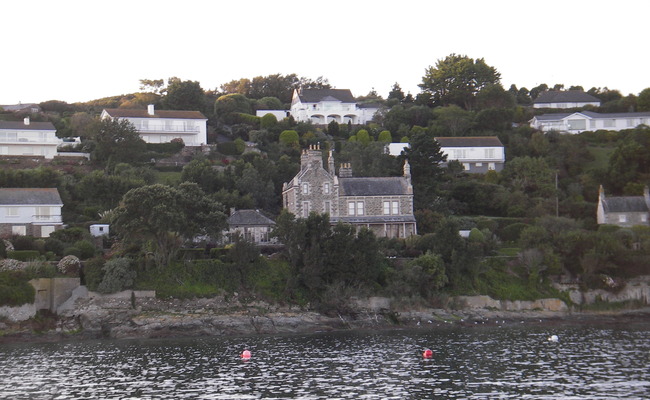 Hillside properties in St Mawes