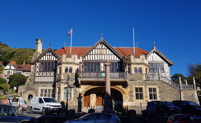 Lynton town hall on Lee Road