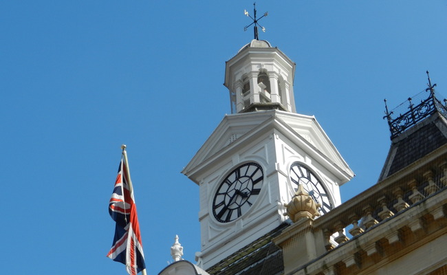 Clock Cupola in Retford.