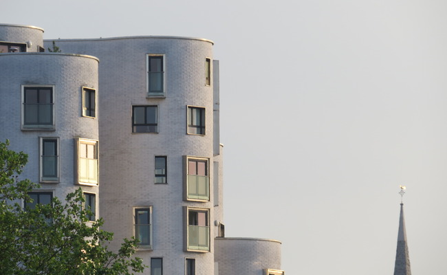 Clapham block of flats.