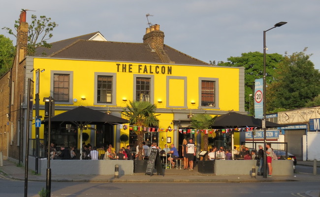 The Falcon Pub and eatery.