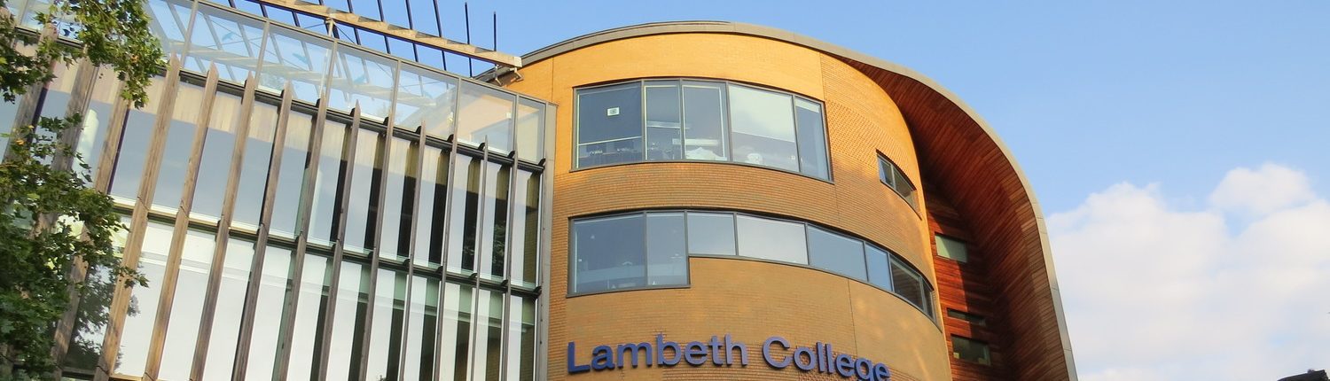 Lambeth College building.