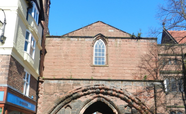 Redbrick archway