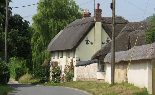 Thatched cottage in Amesbury.
