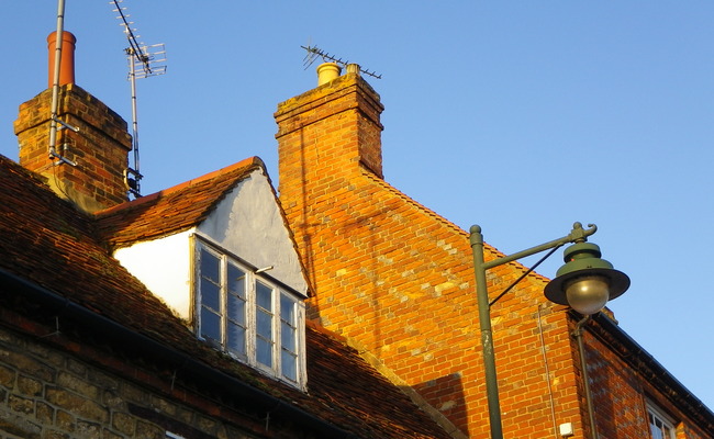 Brick built chimney in Buckingham