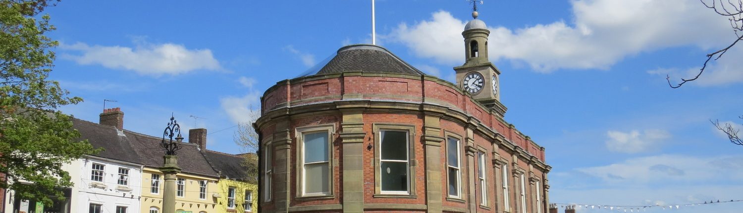 Curved architectural building Newcastle under Lyme