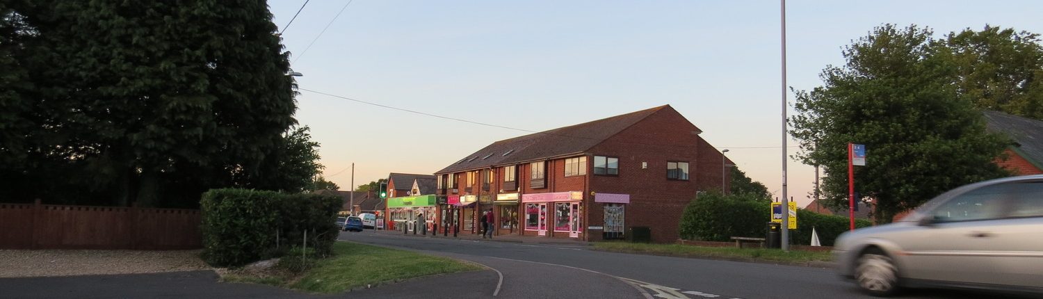 Commercial buildings in Corfe Mullen