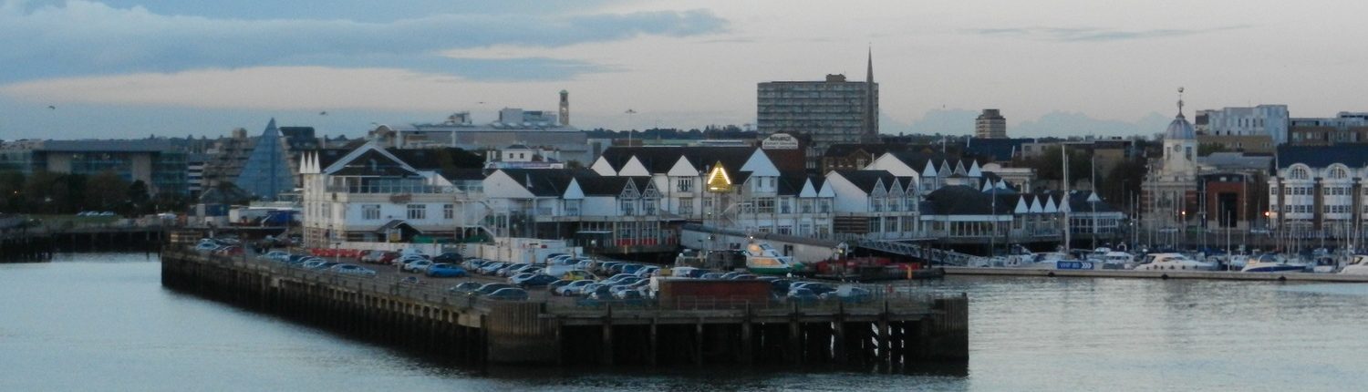 Hythe harbour side houses