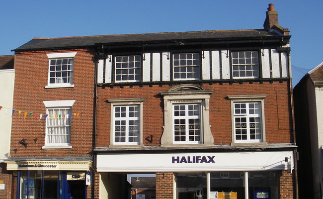 Lymington Halifax bank building