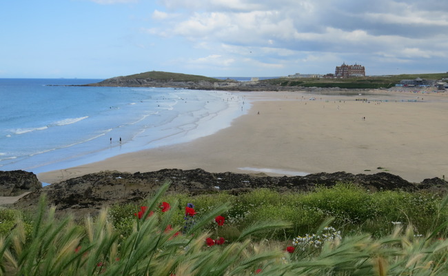 Newquay beach