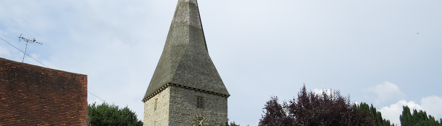 Church spire in Ash, Surrey