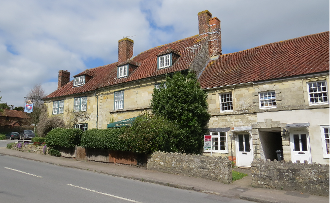 Hindon sandstone buildings