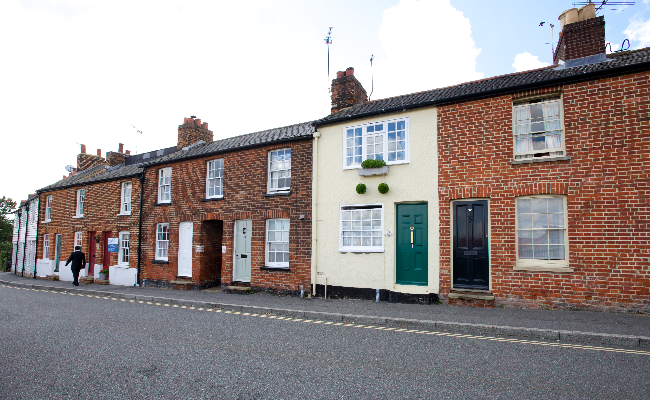 Maldon terraced homes