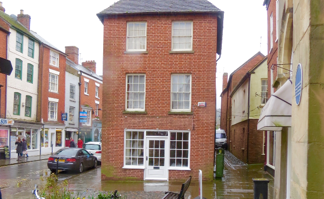 Ludlow brick built house