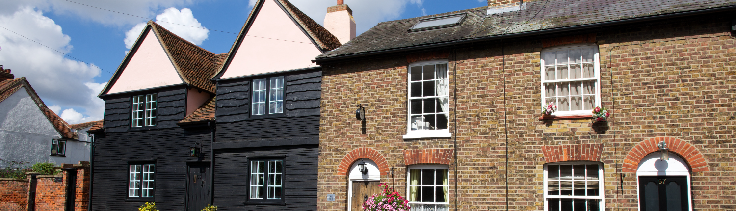 Maldon wooden clad buildings.