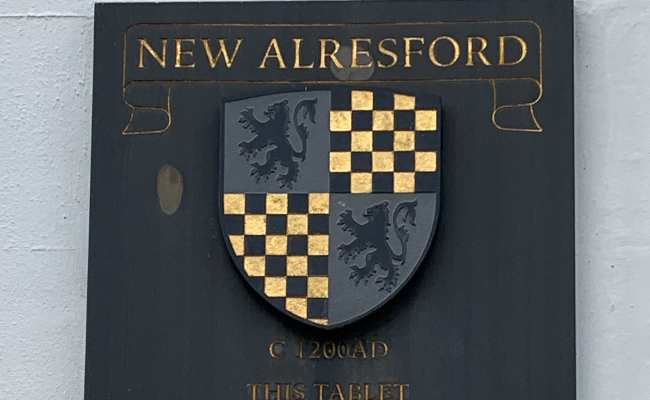 New Alresford town sign