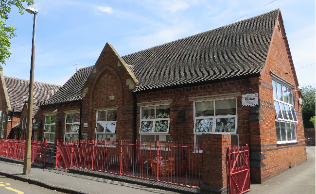Oldbury primary school building.