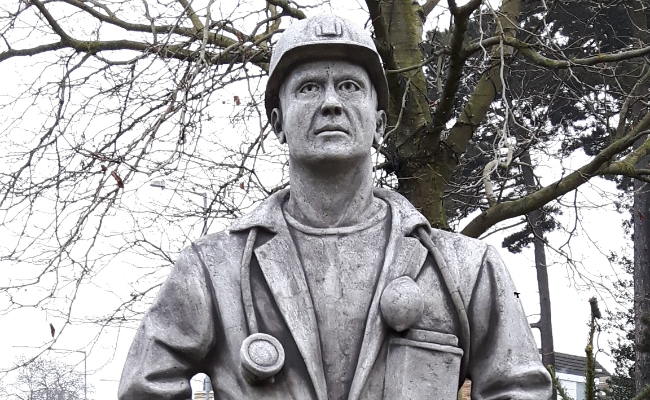 Rugeley Miners memorial.