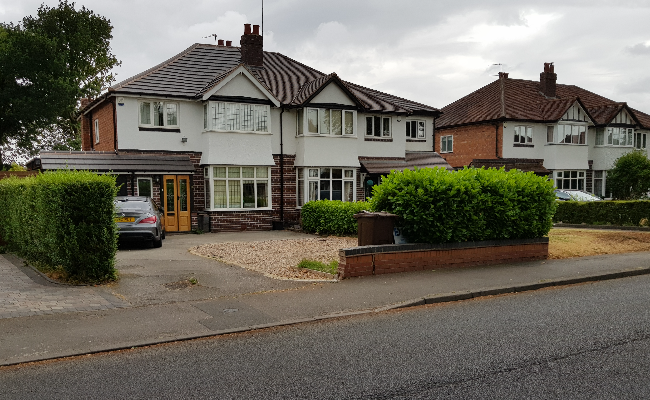 Shirley semi detached property