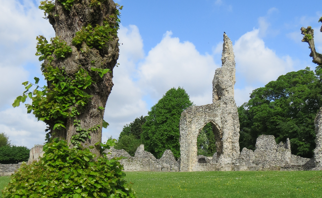 Thetford Castle ruins