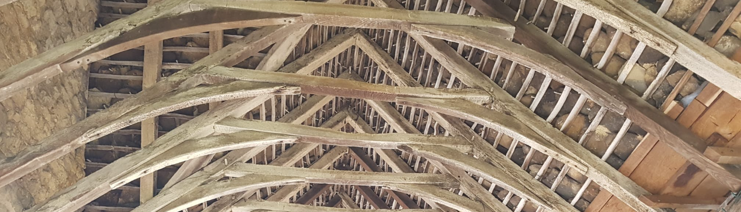 Roof of Market hall in Chipping Campden